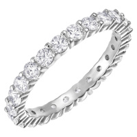 Swarovski Luxusní prsten s krystaly Swarovski 5257479 50 mm