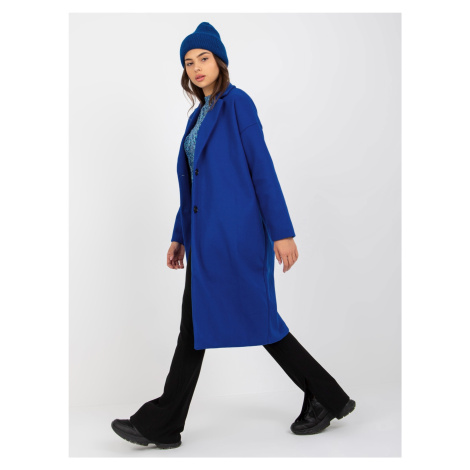 Elegantní dámský kabát na knoflíky TW-PL-BI-7298-1.15 PARIS