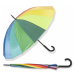 Duhový barevný mechanický dámský holový deštník Taffona Doppler
