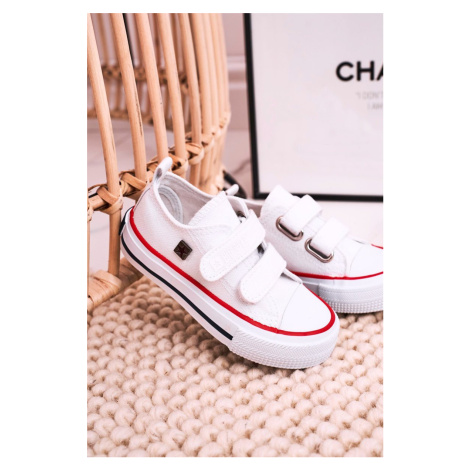 Dětské Tenisky Na Suchý Zip BIG STAR HH374199 Bile