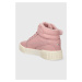 Dětské sneakers boty Puma Carina 2.0 Mid WTR Jr růžová barva