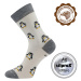 Voxx Sněženka Dámské vlněné merino ponožky BM000004111200100034 tučňáci