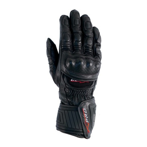 A-PRO Cobra GU-con kožené rukavice černá