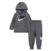 Nike fleece po hoodie & jogger 2pc set 18m