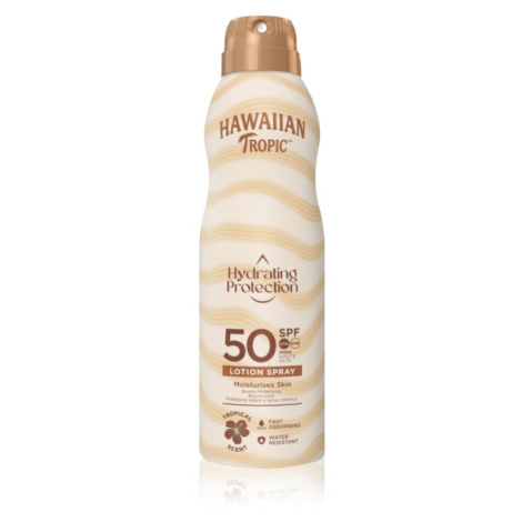 Hawaiian Tropic Hydrating Protection Lotion Spray opalovací sprej SPF 50 220 ml