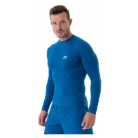 Nebbia Functional T-shirt with Long Sleeves Active Blue Fitness tričko