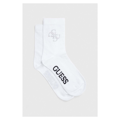 Ponožky Guess dámské, bílá barva, O3YY00 KBZU0