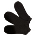 Levné kotníkové pánské ponožky z bavlny LM200C 3 páry černá
