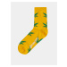Sada tří párů ponožek v bílé, žluté a šedé barvě Meatfly Ganja
