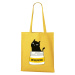 DOBRÝ TRIKO Bavlněná taška s kočkou ANTIDEPRESIVA Barva: Limetková