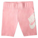 Nike MALLAS CORTAS ROSAS NIA 36G603 Růžová