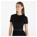 Calvin Klein Jeans Logo Elastic Short Sleeve Dress Black