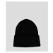 Čepice karl lagerfeld k/ikonik 2.0 beanie černá