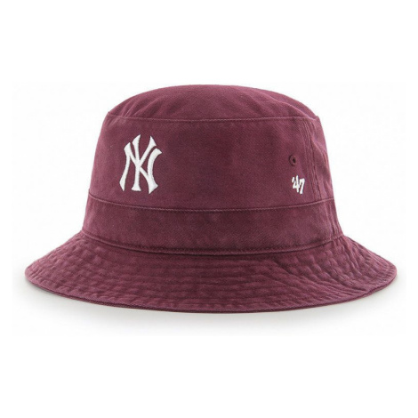 Klobouk 47brand MLB New York Yankees fialová barva, bavlněný 47 Brand
