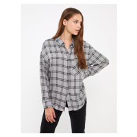 LC Waikiki Women's Plaid Long Sleeve Oversize Shirt