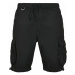 Double Pocket Cargo Shorts - black