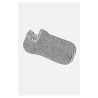 Avva Men's Gray Sneaker Socks