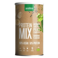 Purasana Vegan Protein Mix (Vegan proteinová směs) 400 g - banán