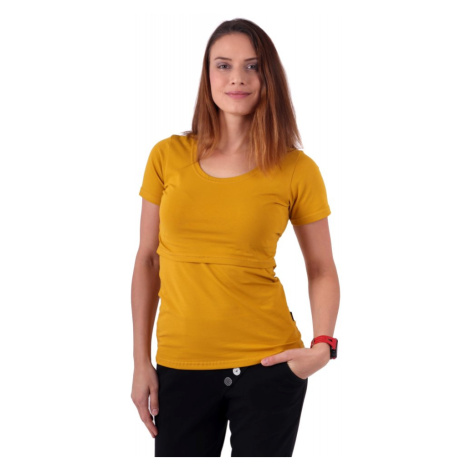 Kojicí tričko Kateřina, krátký rukáv - hořčicové L/XL Jožánek