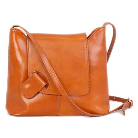 Dámské camel kožené kabelky Nevita