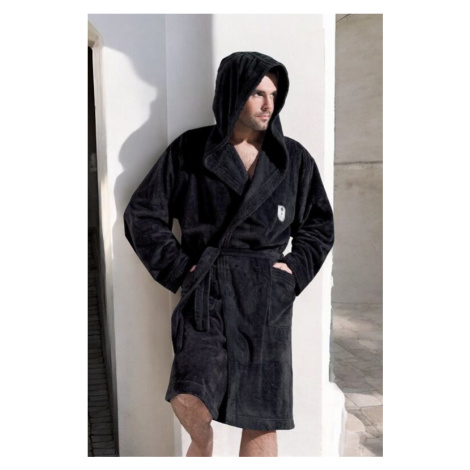 Pánský župan Ivo tmavě šedý L&L Collection