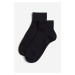 H & M - Sportovní ponožky z materiálu DryMove™ 3 páry - černá
