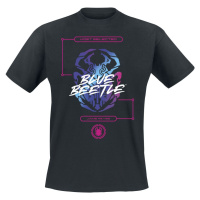 Blue Beetle Logo Tričko černá