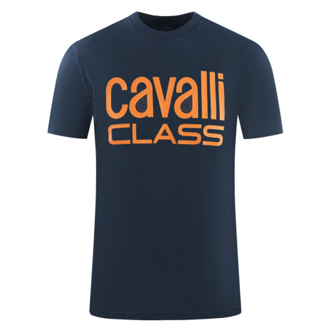 CAVALLI CLASS Roderick Navy Blue tričko Roberto Cavalli