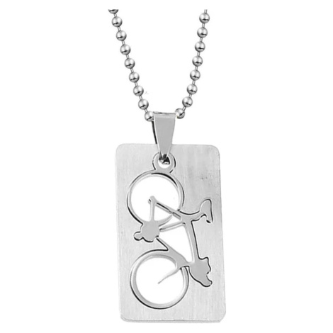 Přívěsek z chirurgické oceli - Kolo - bike - Model BEZ ŘETÍZKU (pouze přívěsek)