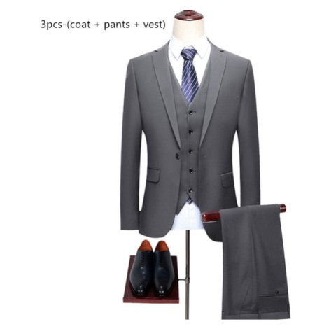 Svatební oblek společenský sako + vesta + kalhoty
