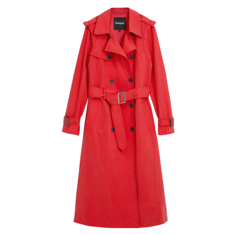 Desigual Přechodný kabát červená