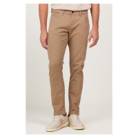 AC&Co / Altınyıldız Classics Men's Camel Slim Fit Slim Fit 5 Pocket Cotton Canvas Stretchy Chino