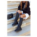 Women's High Black Boots Black Whats Going On