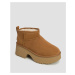 Dámské Boty Ugg Classic Ultra Mini Neheights V Hnědé Barvě