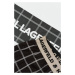 Pyžamové tričko karl lagerfeld printed pj t-shirt set černá
