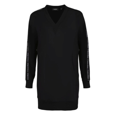 Calvin Klein PW SWEATER DRESS Dámské šaty, černá, velikost