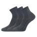 Voxx Linemum Unisex lněné ponožky - 3 páry BM000003486300101184 antracit melé