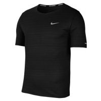 Nike DRI-FIT MILER Pánské běžecké tričko, černá, velikost