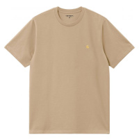 TRIKO CARHARTT WIP Chase S/S - béžová