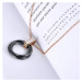 Victoria Filippi Stainless Steel Ocelový náhrdelník se zirkony Catarin Black Gold - keramika NHN