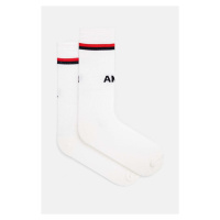 Vlněné ponožky AMBUSH Logo Low Soccer Socks bílá barva, BMRA002F24KNI0010100