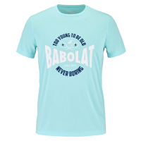 Pánské tričko Babolat Exercise Graphic Tee Men Angel Blue