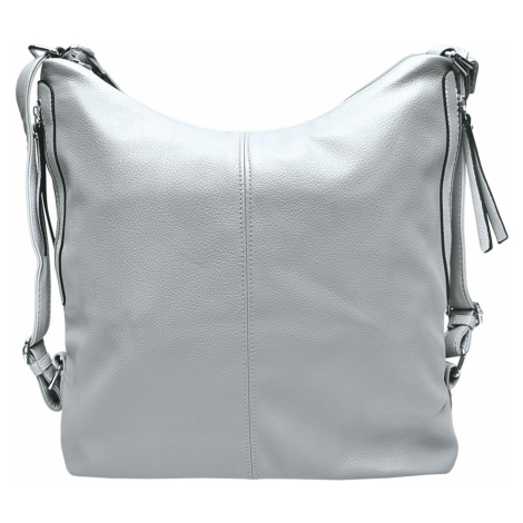 Velký světle šedý kabelko-batoh s bočními kapsami Hayka Tapple
