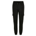 Ladies Knitted Denim High Waist Cargo Pants