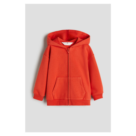 H & M - Bunda na zip's kapucí - oranžová H&M