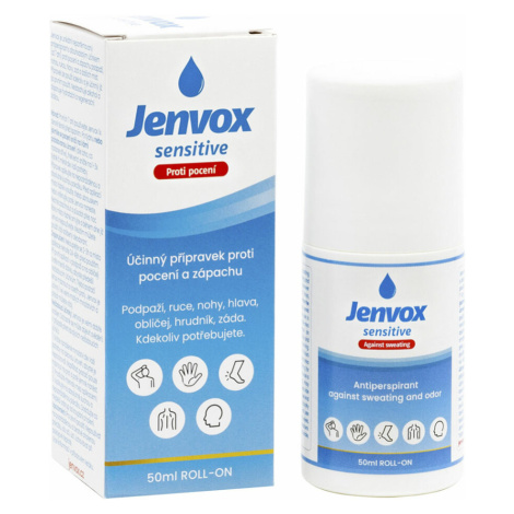 JENVOX Sensitive Roll-on Proti pocení a zápachu 50 ml