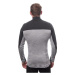 SENSOR MERINO BOLD pánské triko dl.rukáv zip cool gray/anthracite