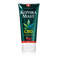 SwissMedicus Koňská mast s CBD hřejivá mast s hřejivým účinkem 200 ml