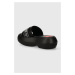 Pantofle Love Moschino dámské, černá barva, na platformě, JA28107I0IIX700A