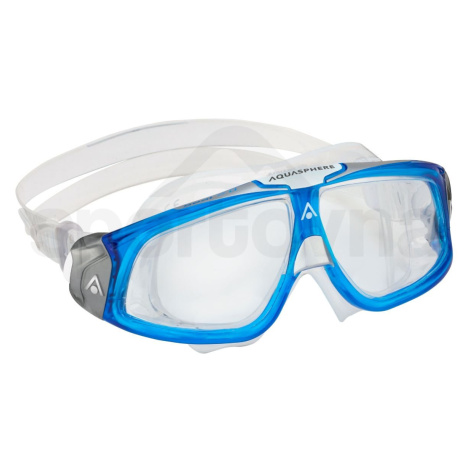 AquaLung Seal 2.0 MS5624109LC - clear lenses light blue/white